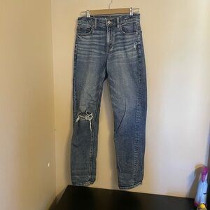 American Eagle Distressed Straight Leg Jeans